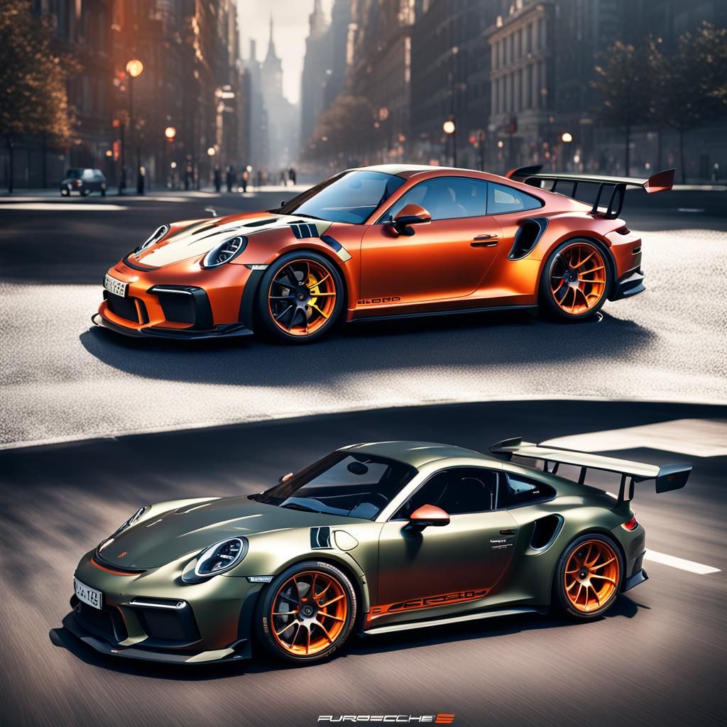 Porsche 992 GT3 RS Matte Painting in Unreal Engine