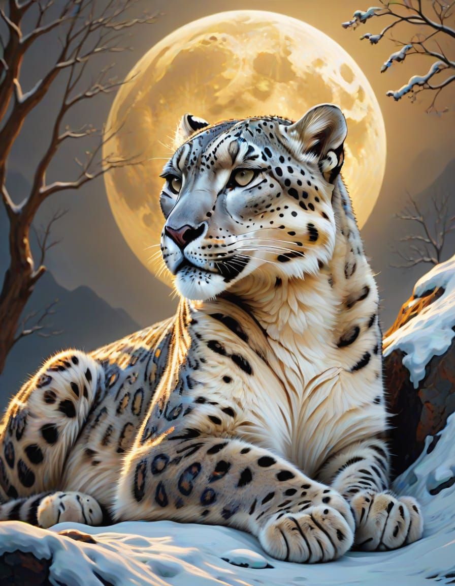 🥈snow leopard