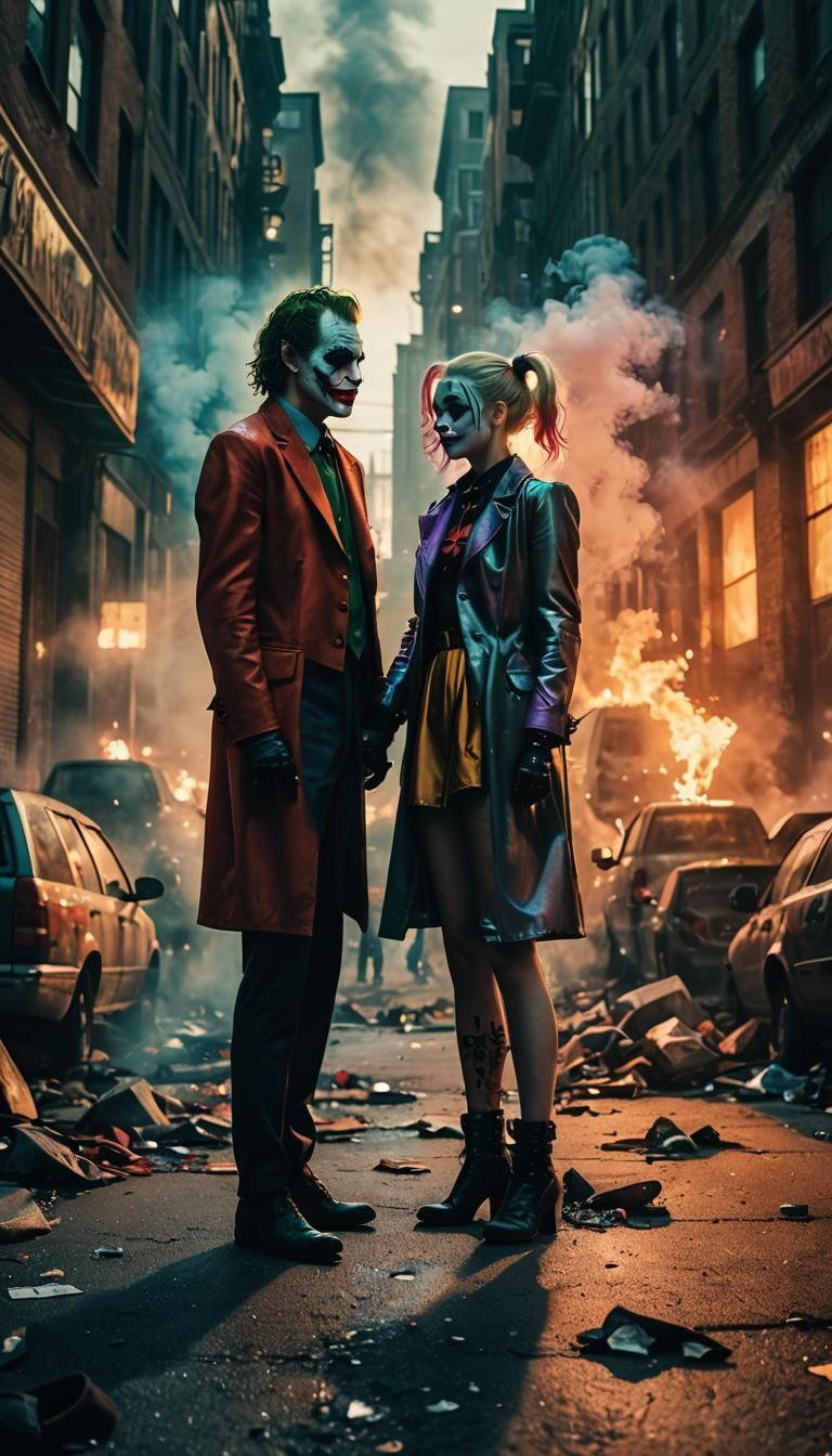 Joker and Harley Quinn: Cinematic Chaos in Gotham