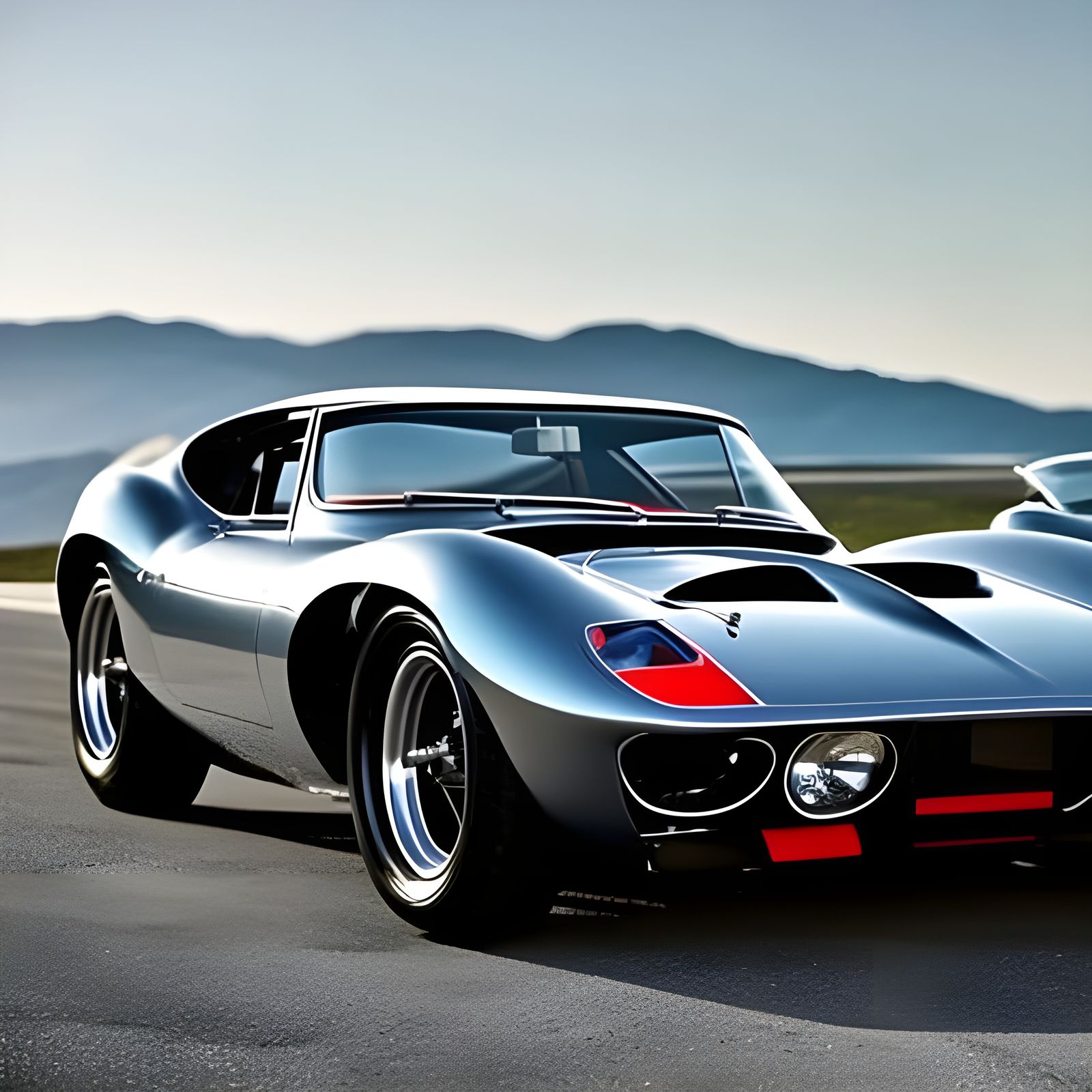 Classic Sports Cars in Motion: Photorealistic 8k