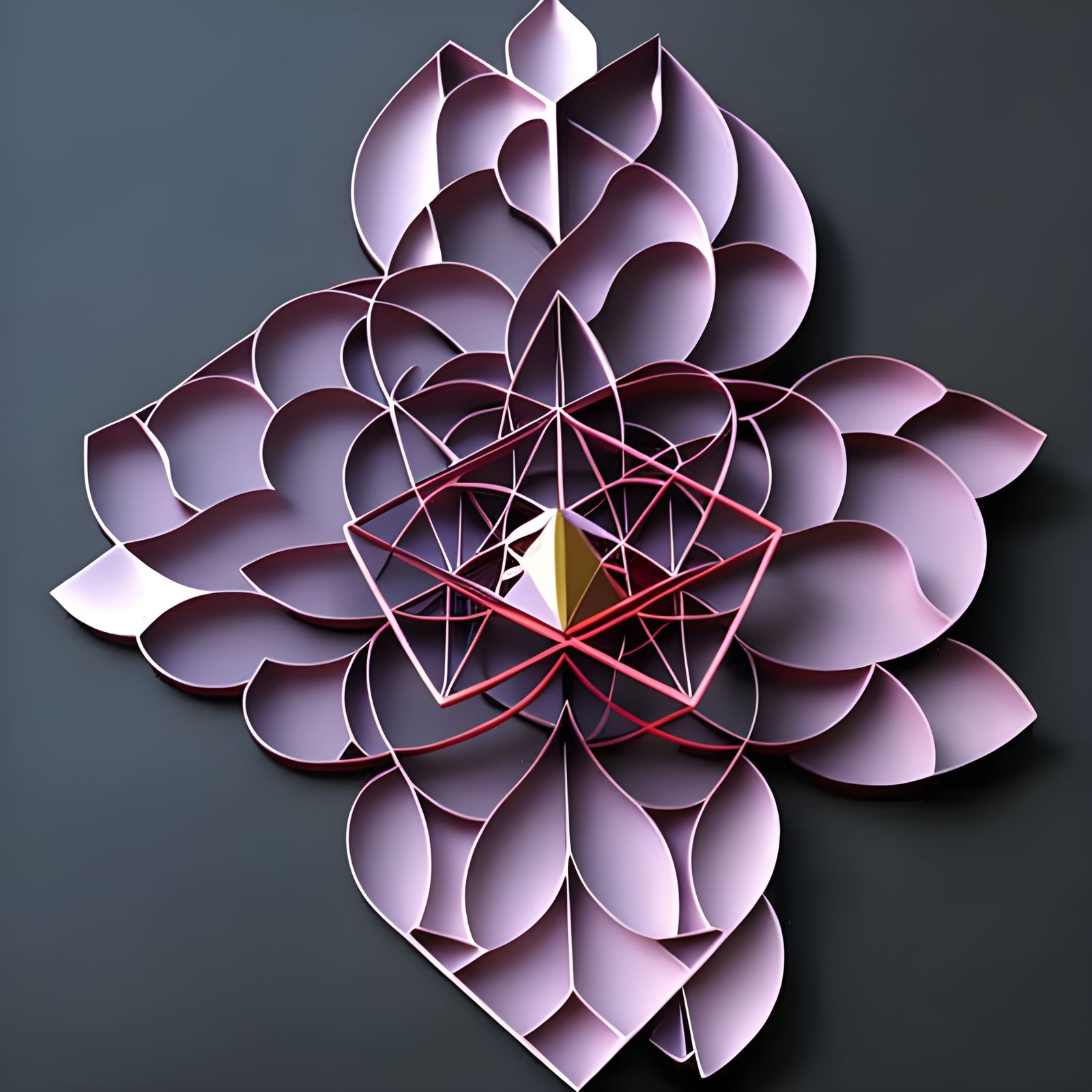 Vibrant Sacred Geometry with Intricate Designs