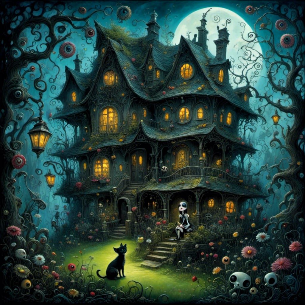 Goth Girl - Moonbathing