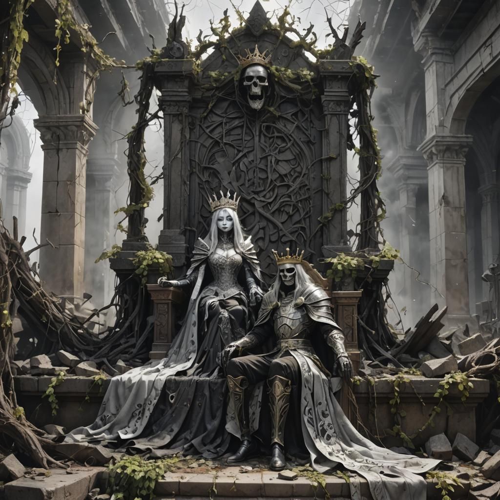 Undead King and Queen Rule Ruined Kingdom