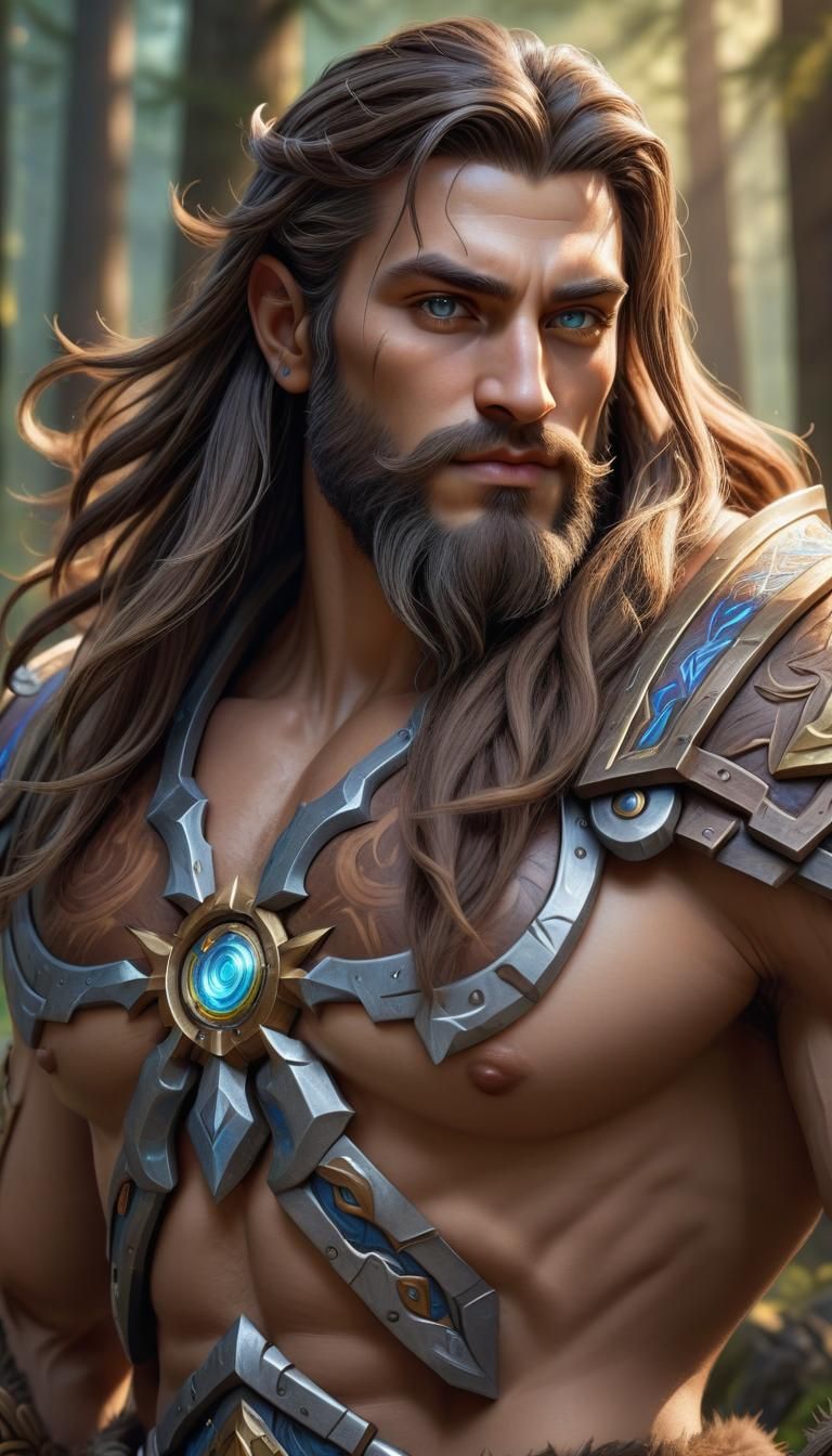 Divine God of Time and Order in Warcraft Style