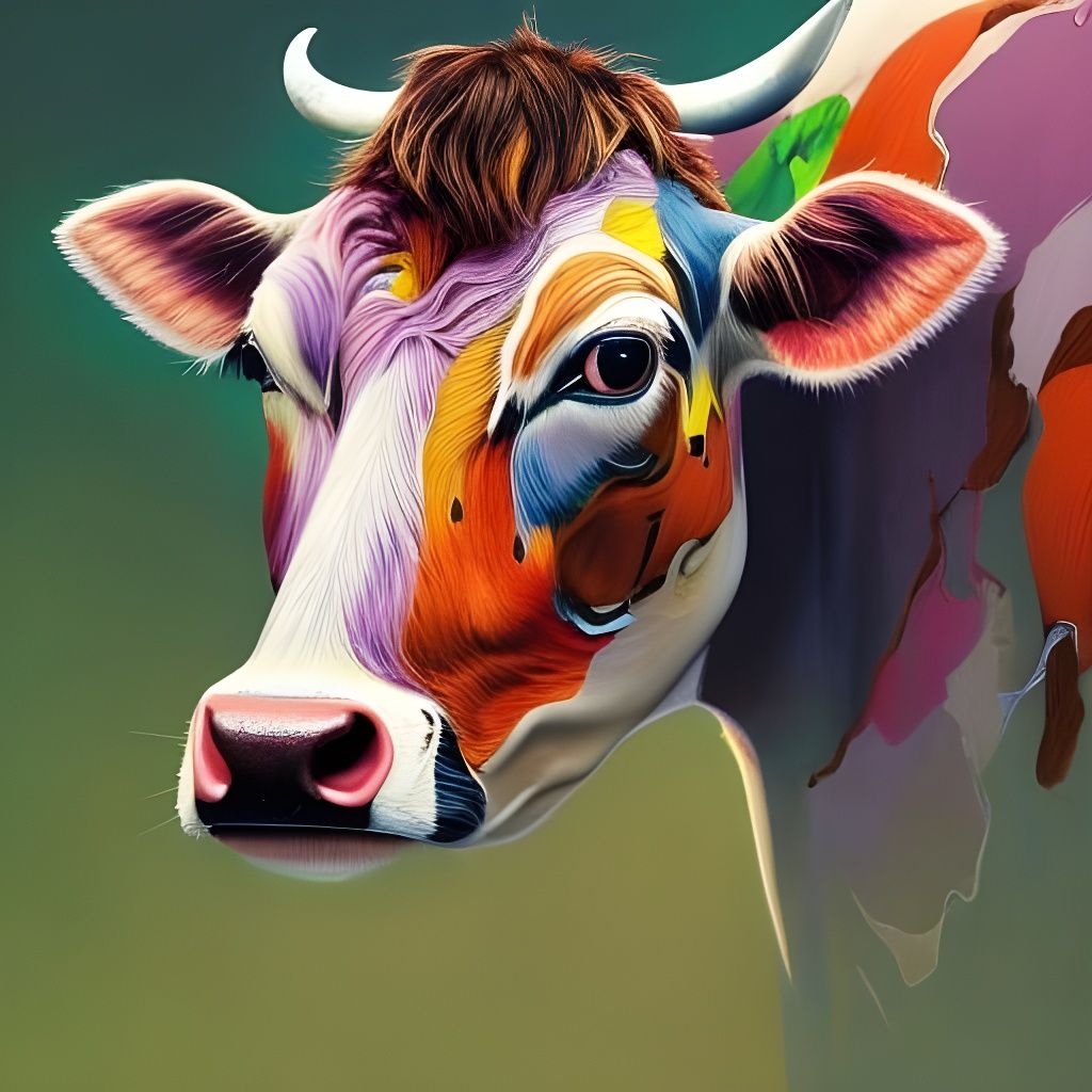 Colourful Cow