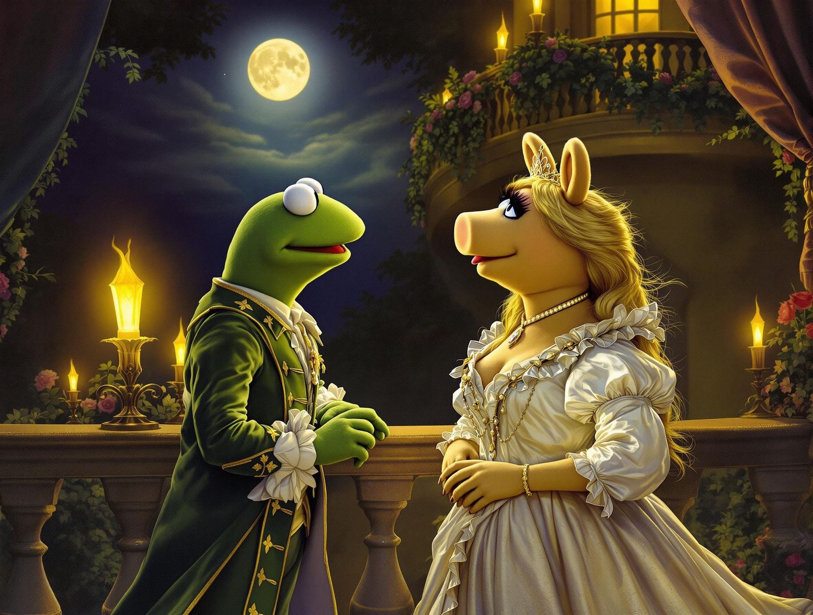 Muppets in Whimsical Renaissance Romance