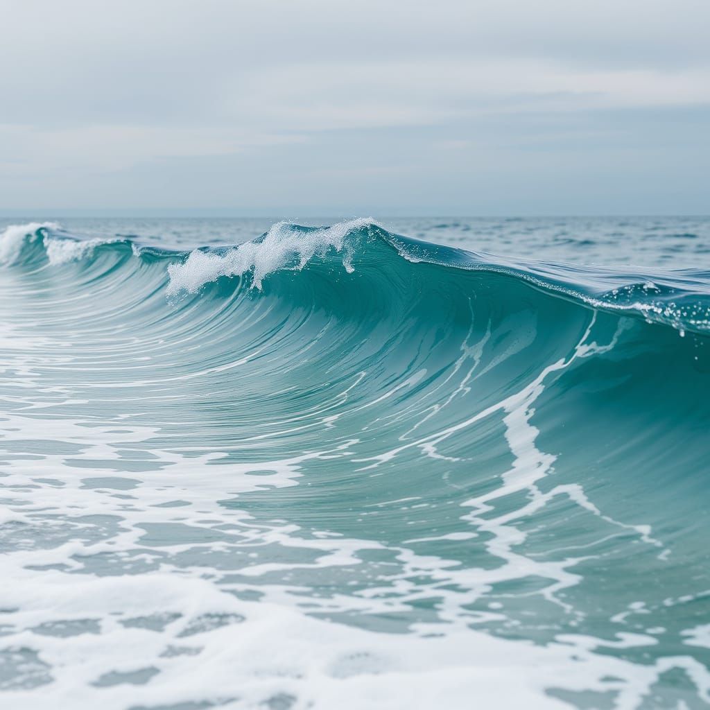 Abstract Wavy Pattern of Reality