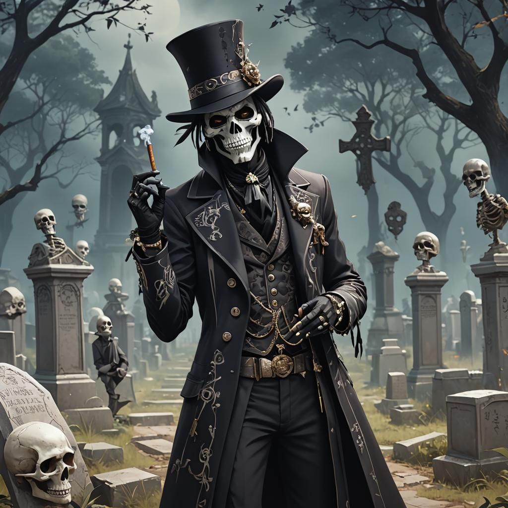 Baron Samedi as Grim Reaper, Anime 3D Art