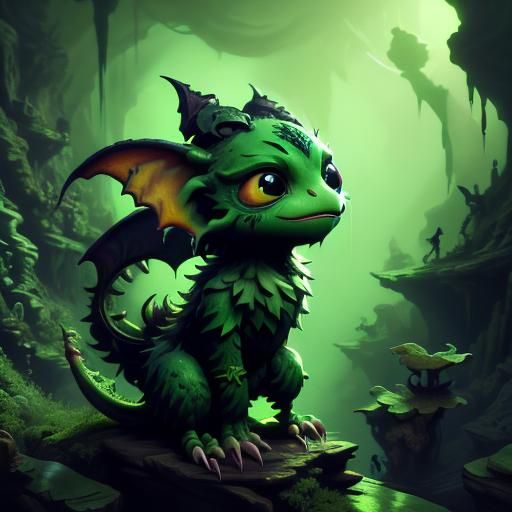 Detailed Gremlin Concept Art in Deep Color