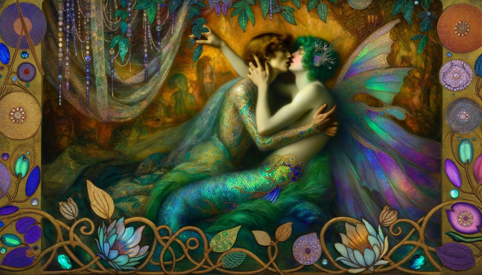 Enchanted Goddesses in Pre-Raphaelite Splendor