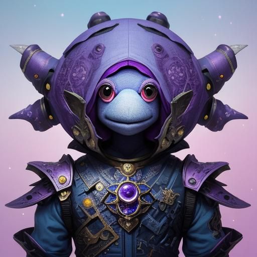 Bannurple Hagrue the Purpleous Blue