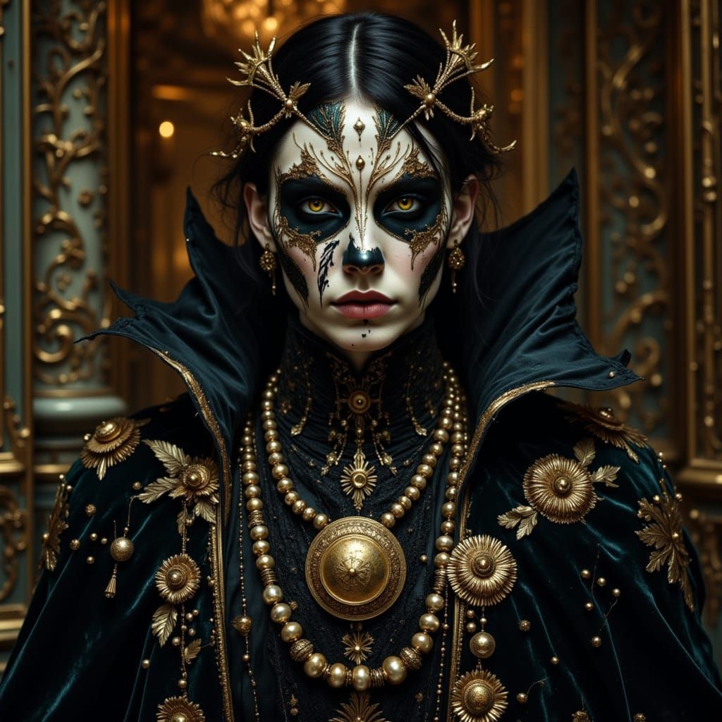 Vampire Lord in Regal Baroque Armor
