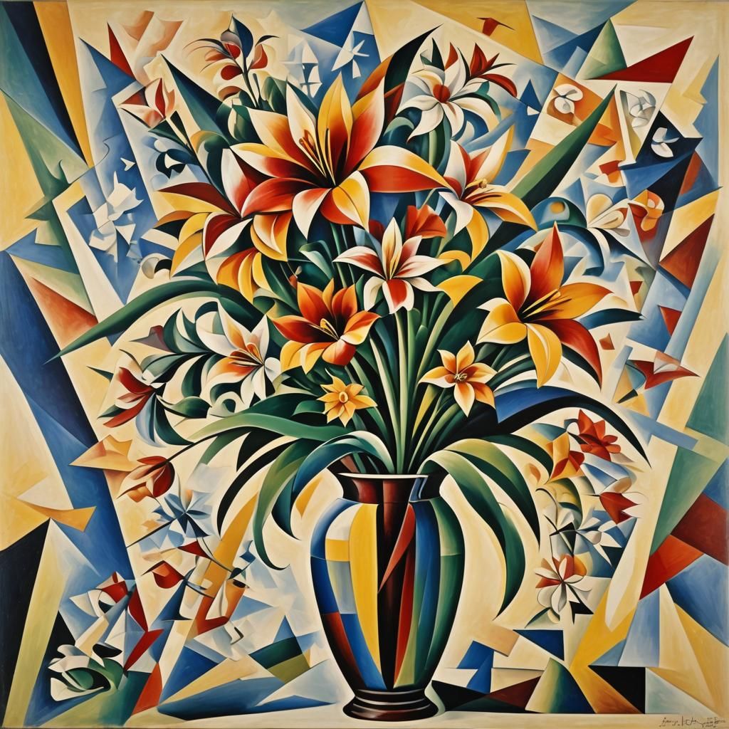 Cubism Flowers