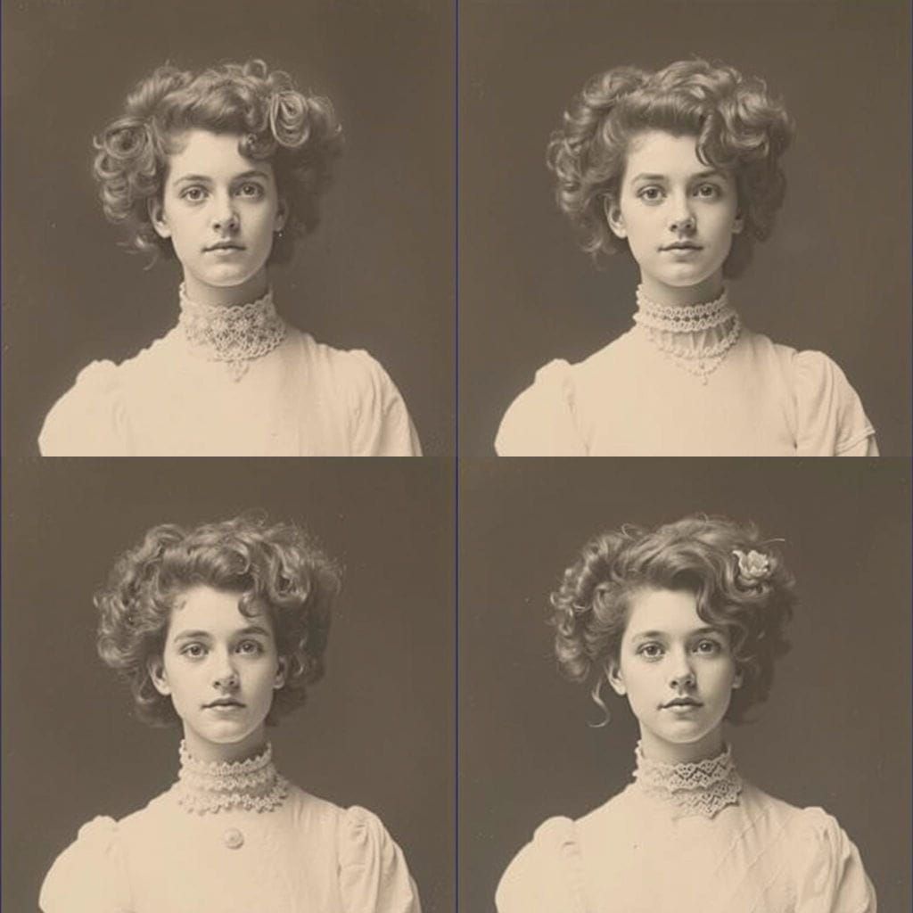 Victorian Cabinet Card Portrait of a Young Woman