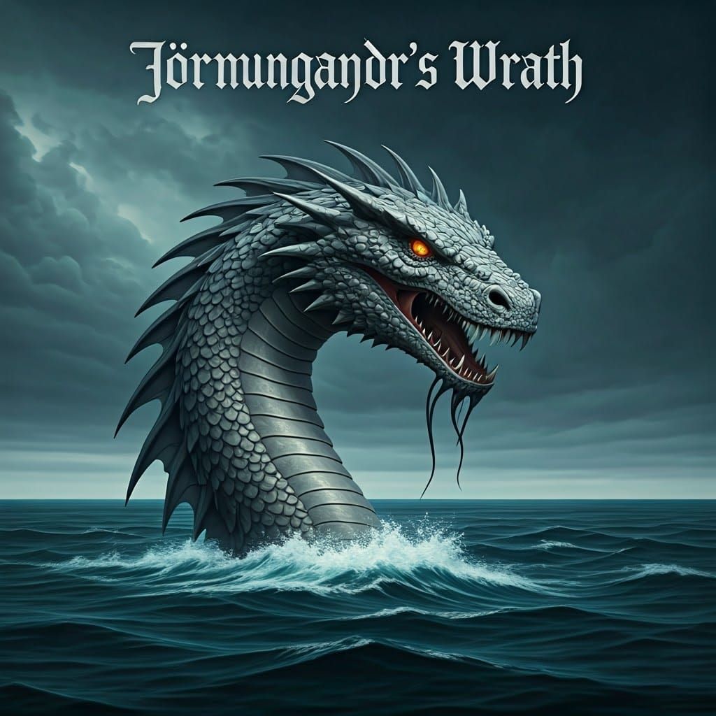 Nordic Serpent Emerges from the Fjord