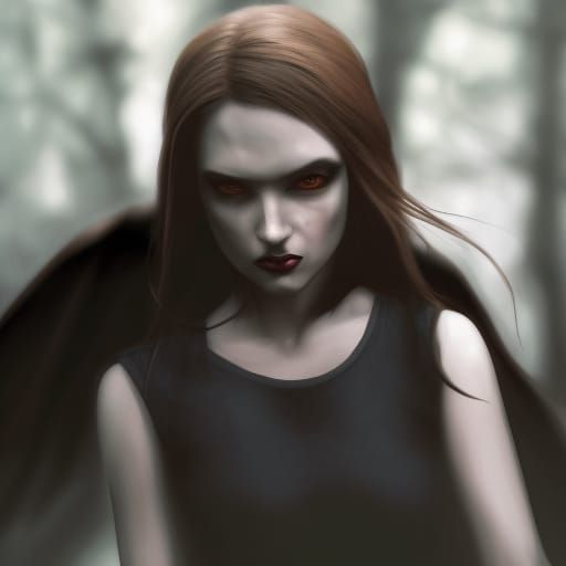 Ominous Dark Angel Concept Art in 8k Resolution
