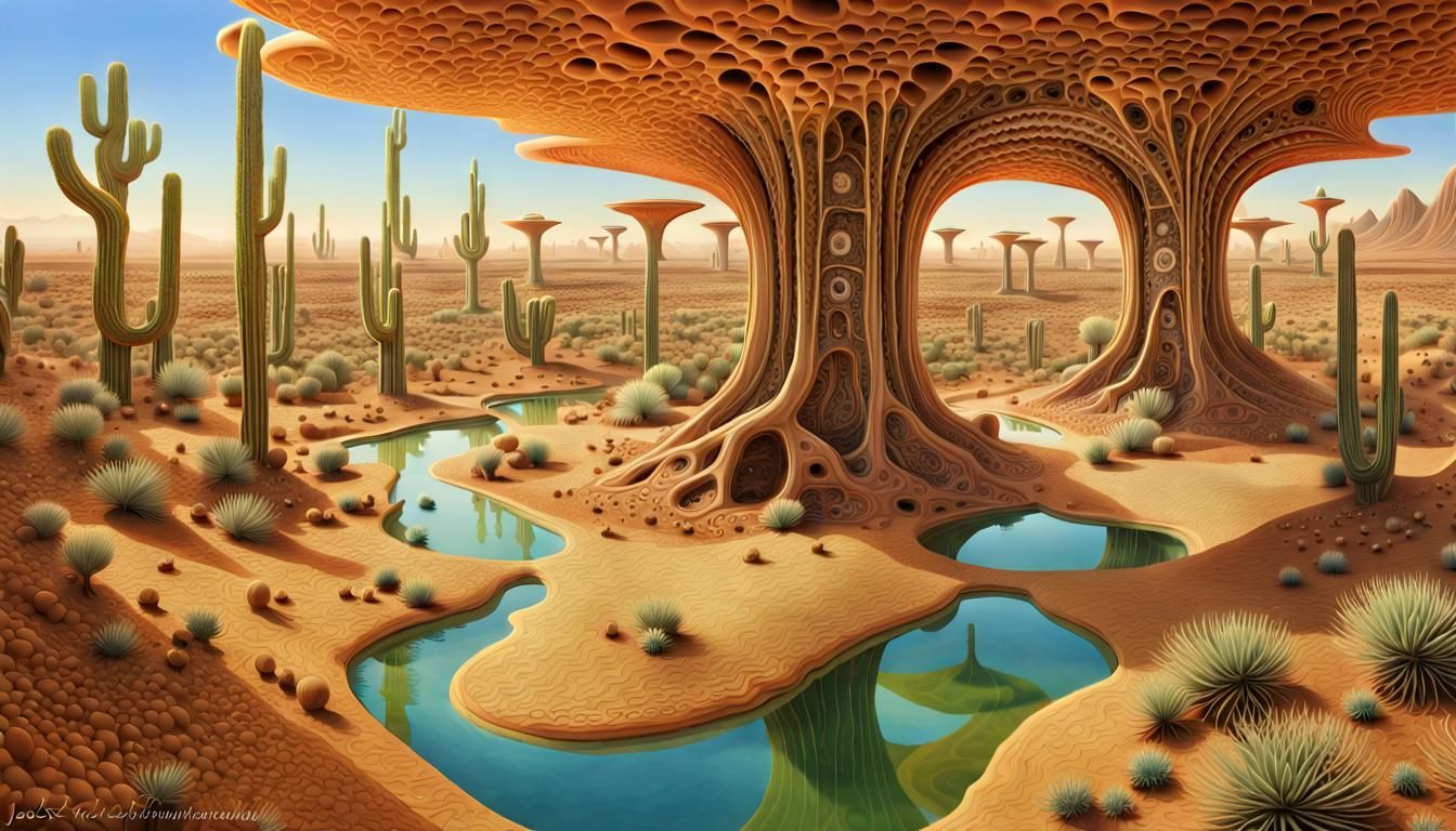 Futuristic Desert Structures