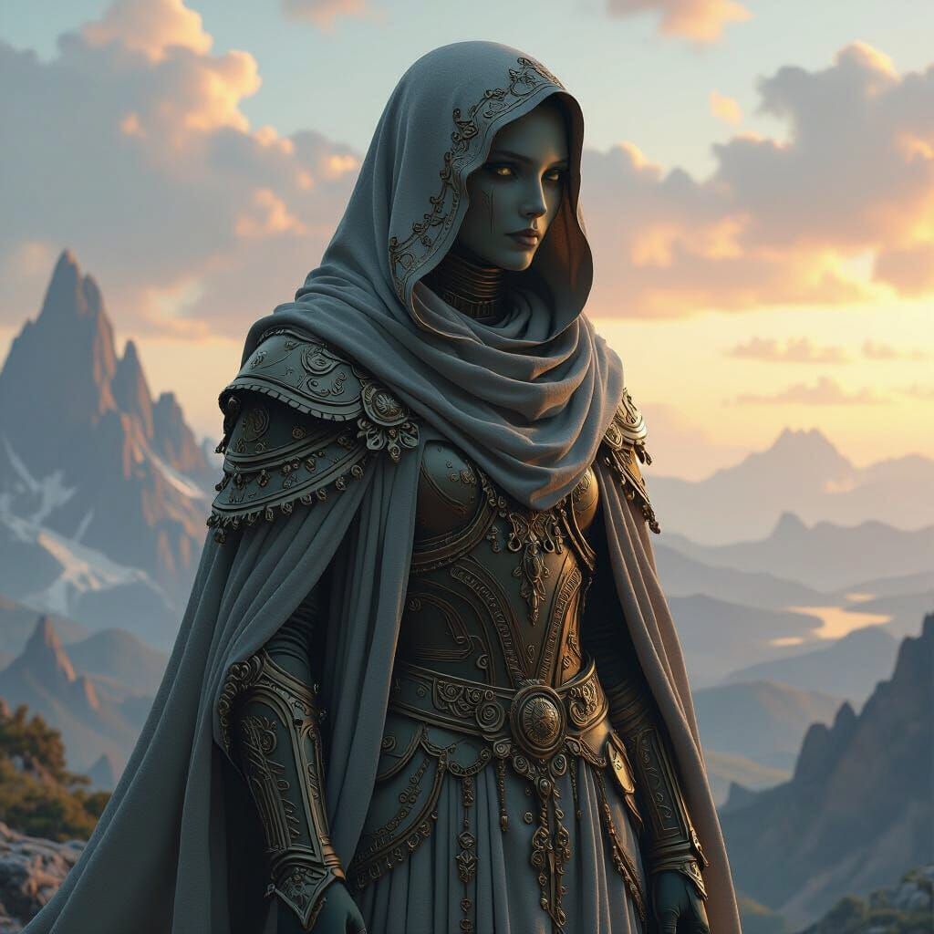 Veritas in a Dramatic Digital Matte Painting