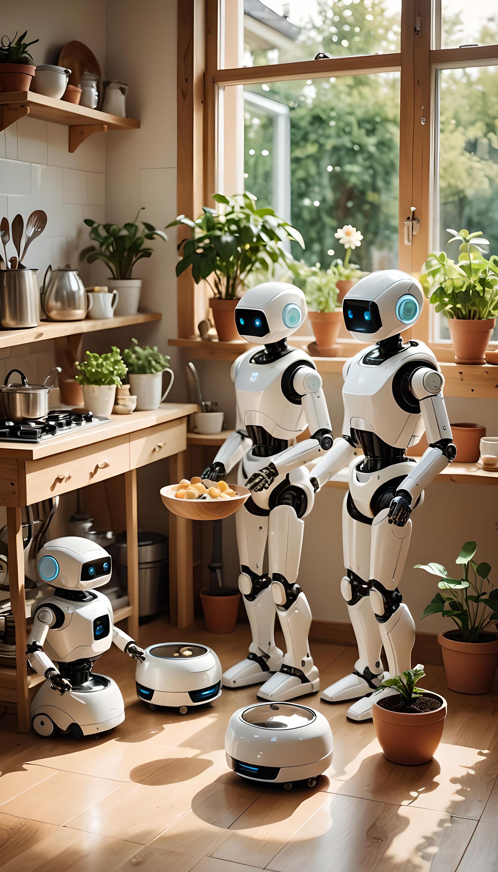 Robots Helping Humans with Chores: Professional Photography