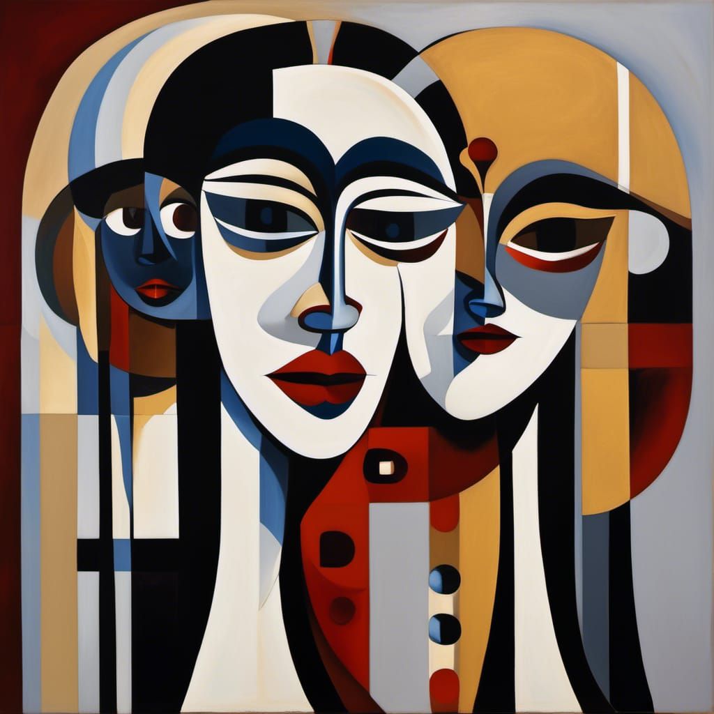 Surreal Dark Pop Art Heart in Hyperdetail