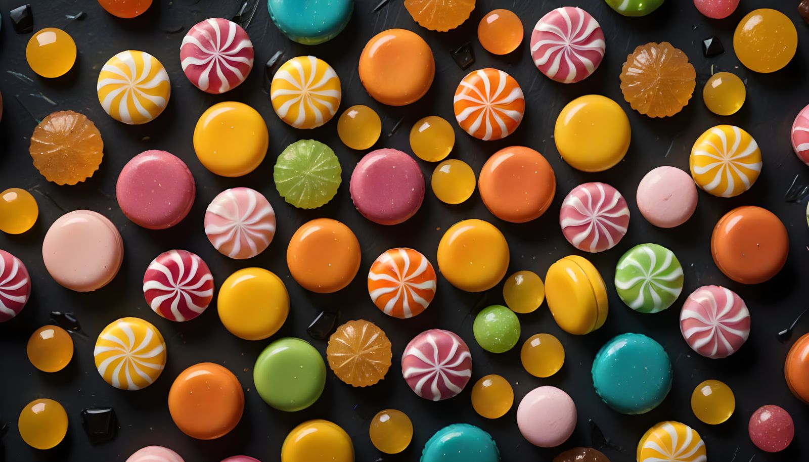 Wellness Kit Flatlay with Oils and Candies