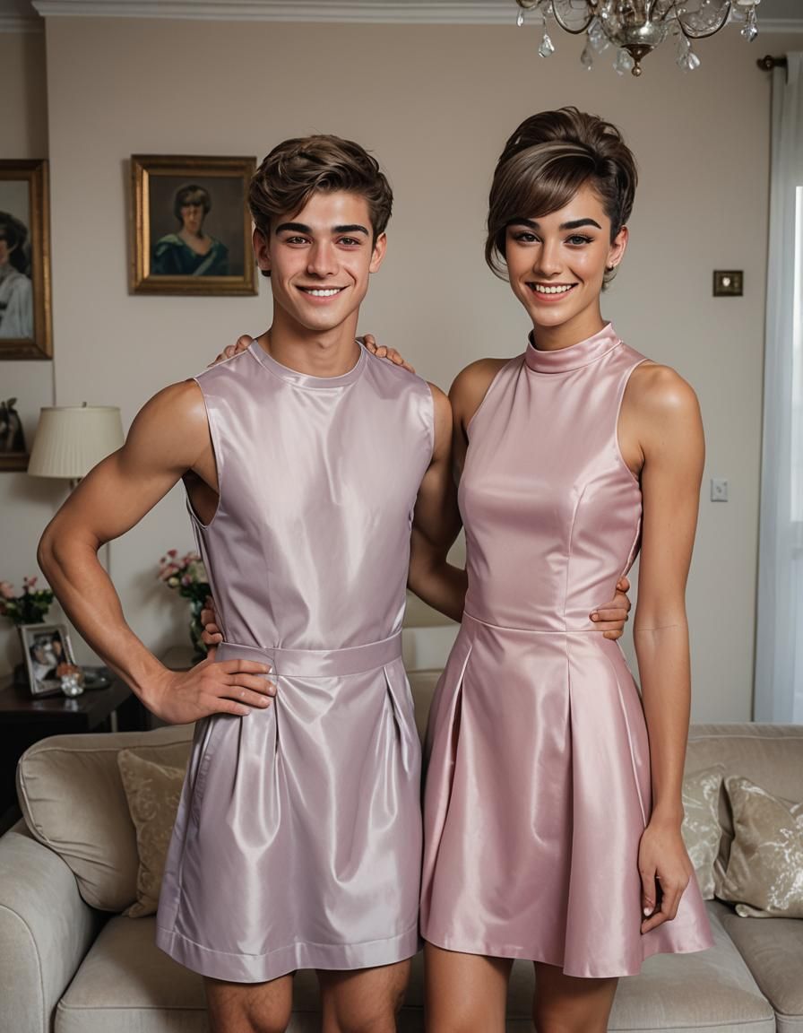 Couple in Living Room, Professional Portrait Photography