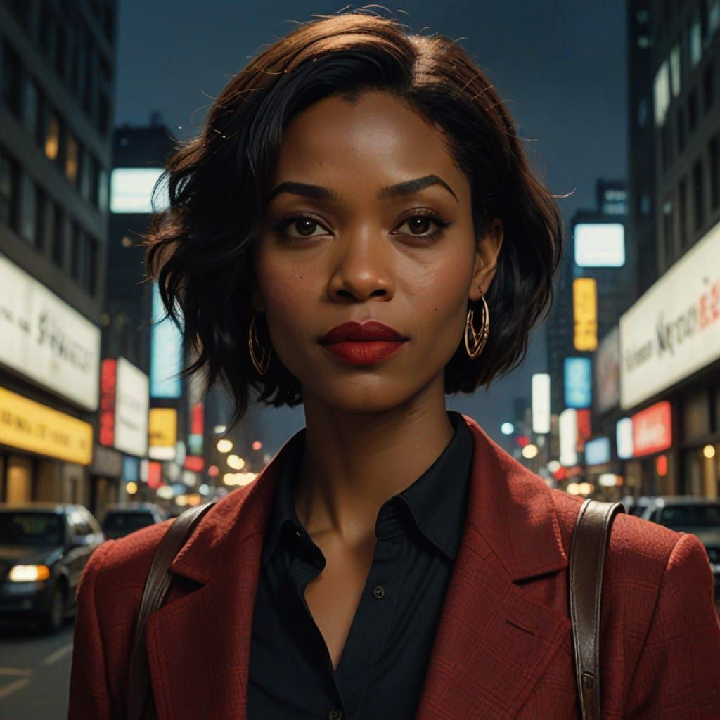 Ethereal Portrait of a Confident Young Woman