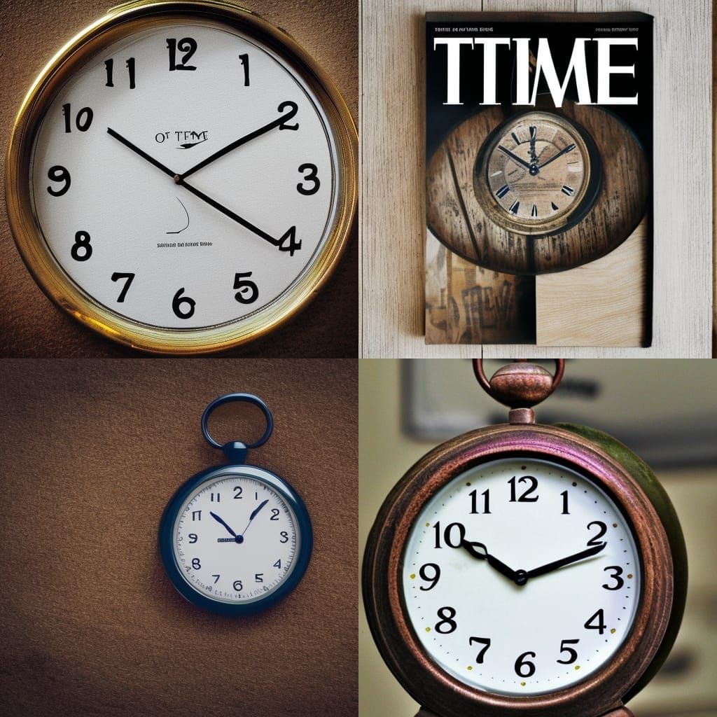 Abstract Visualisation of the Concept Time