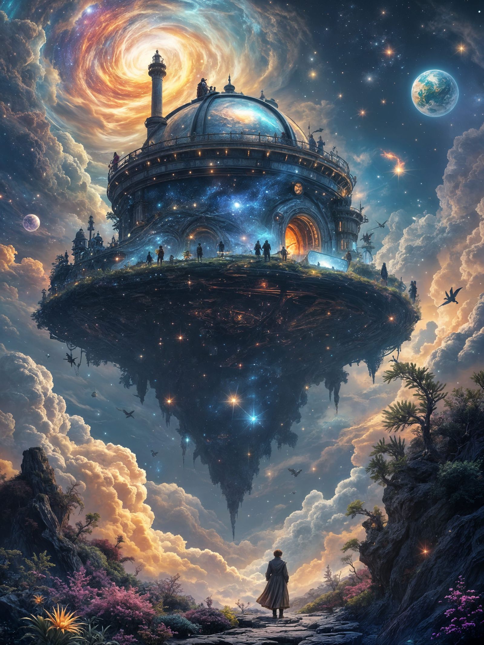 Floating Island Observatory Powered by Dreams