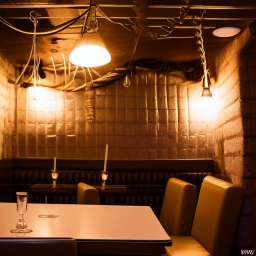 Bizarre Diner: Bondage Dungeon Decor Photography