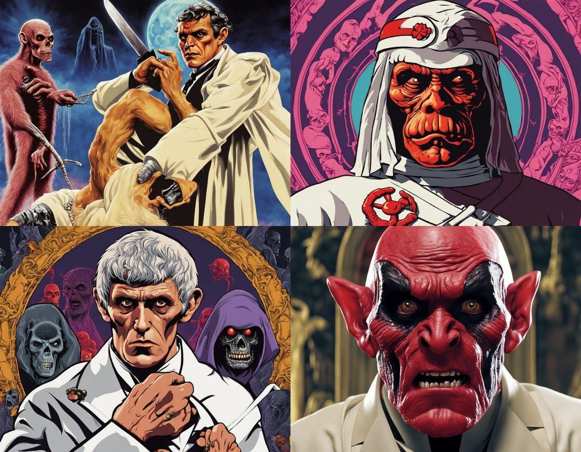 Abominable Mutant Ape Horror Karate Chop in 8k