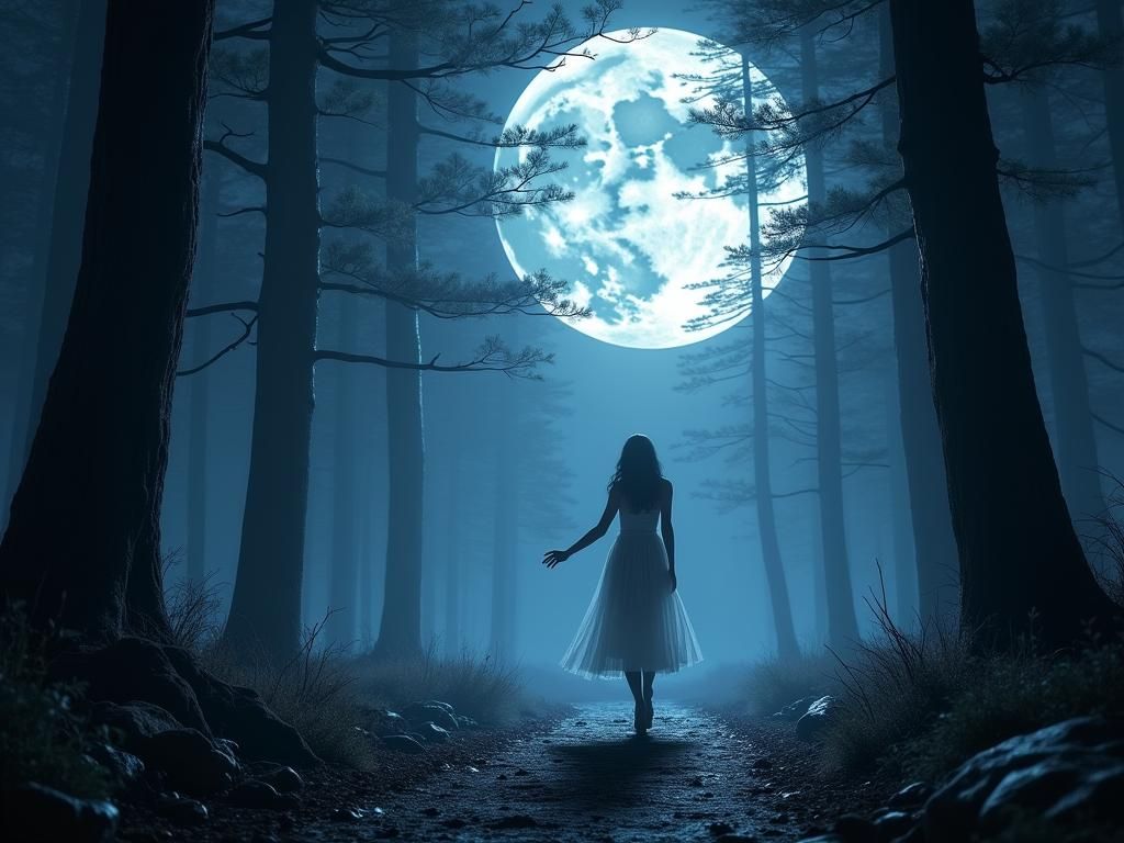 Moonlit Ghostly Disco in Funky Forest