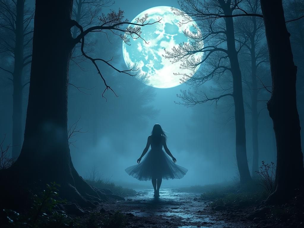 Moonlit Ghostly Disco in Funky Forest