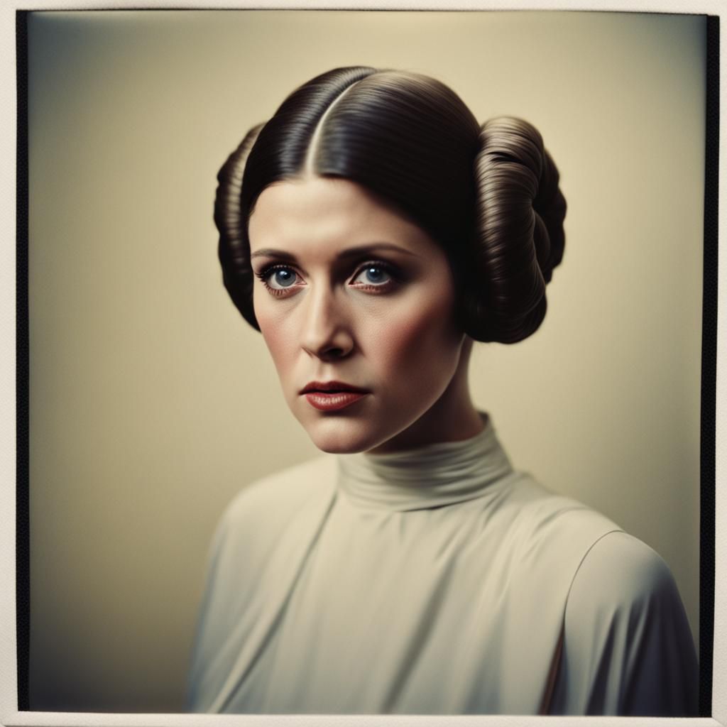 Vintage Polaroid Princess Leia Organa