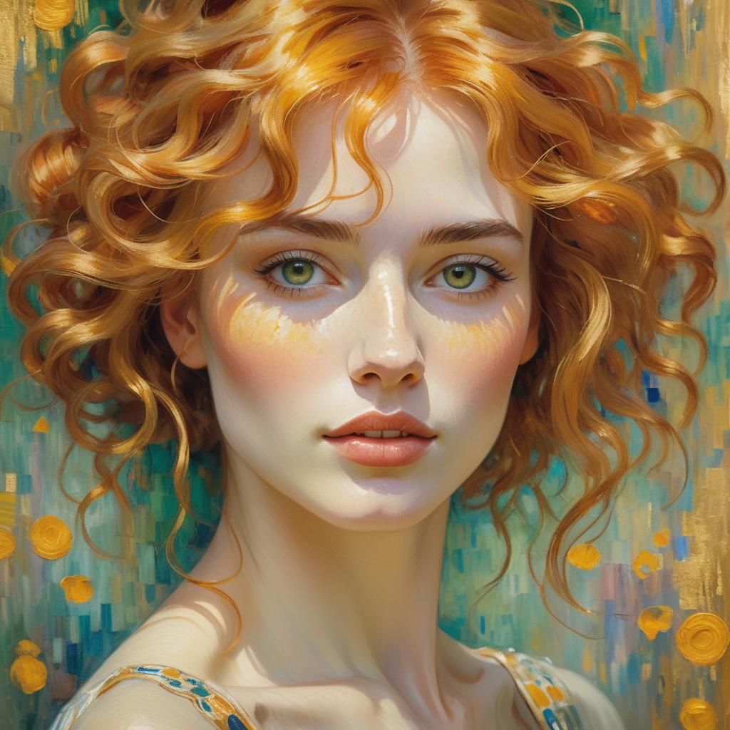 Golden Goddess in Soft Focus