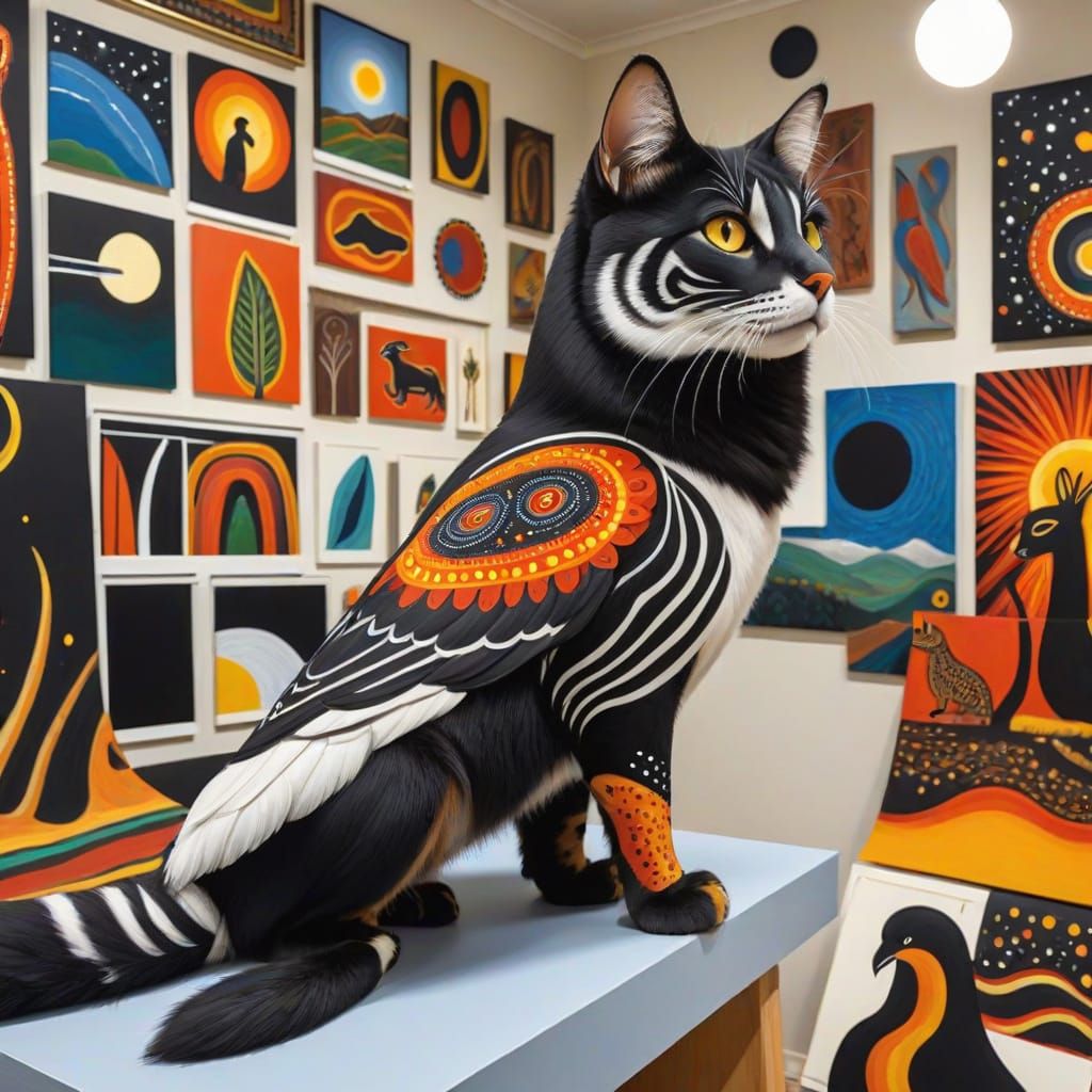 Ancient Dreamtime Landscapes in Vibrant Split-Complementary ...