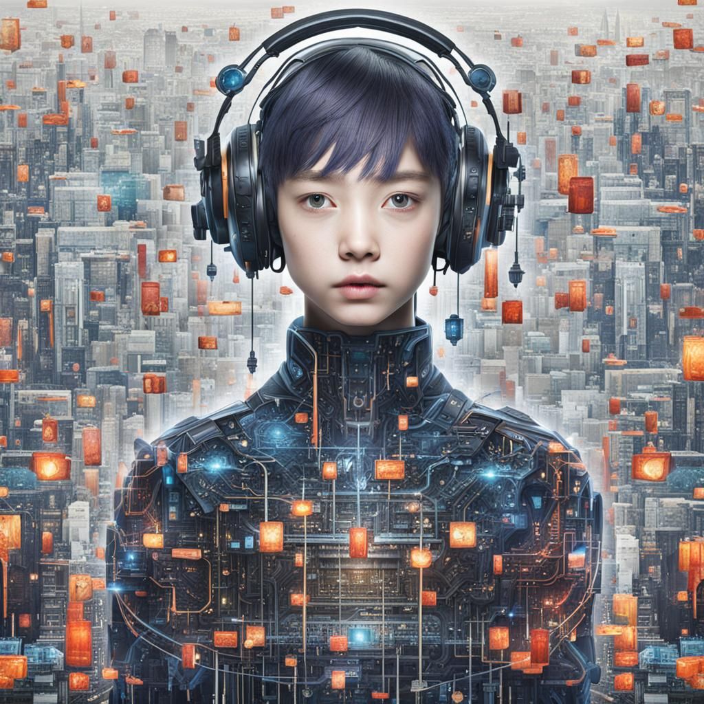 Abstract Artificial Intelligence Concept Art