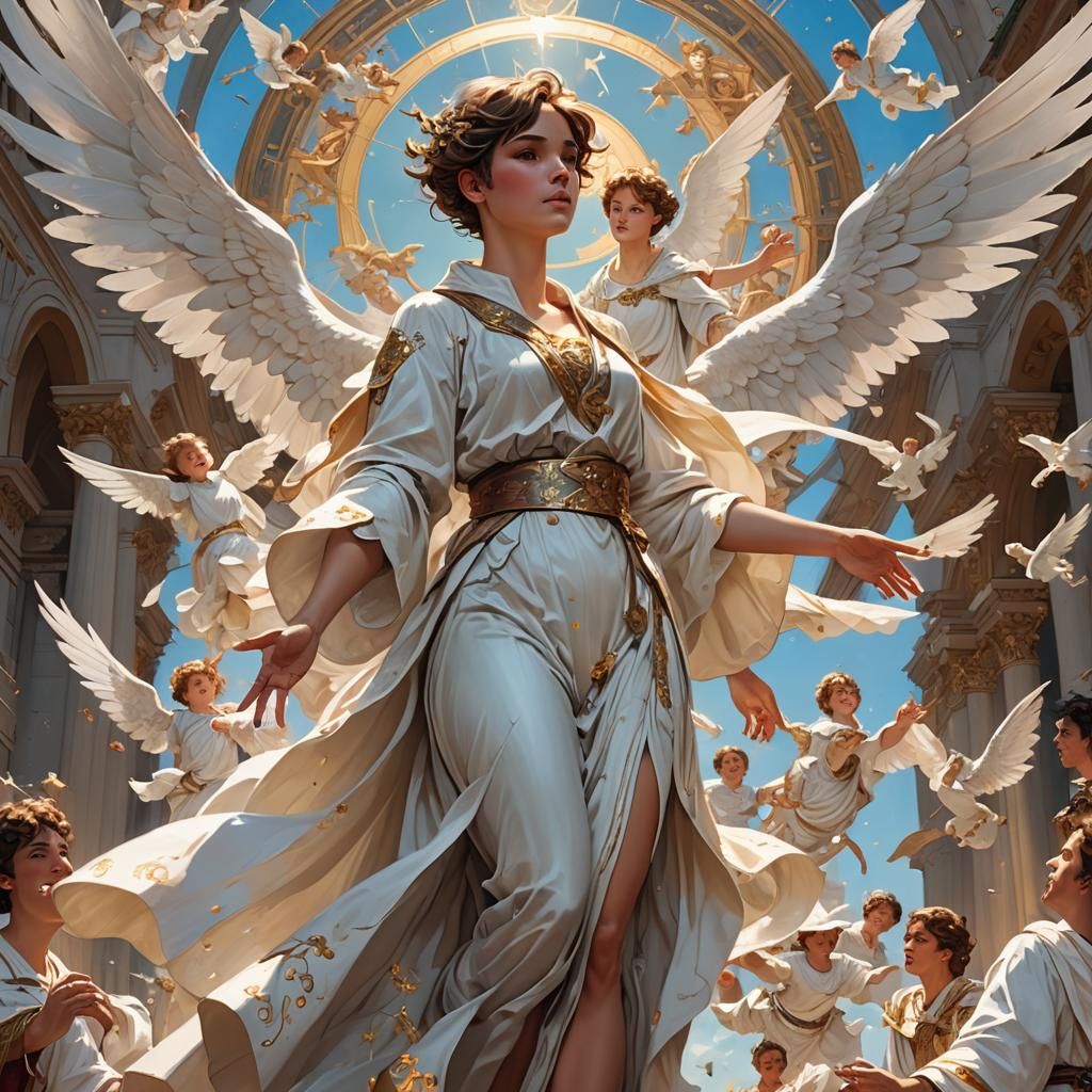 Angelic Italian Woman Descends From Heaven