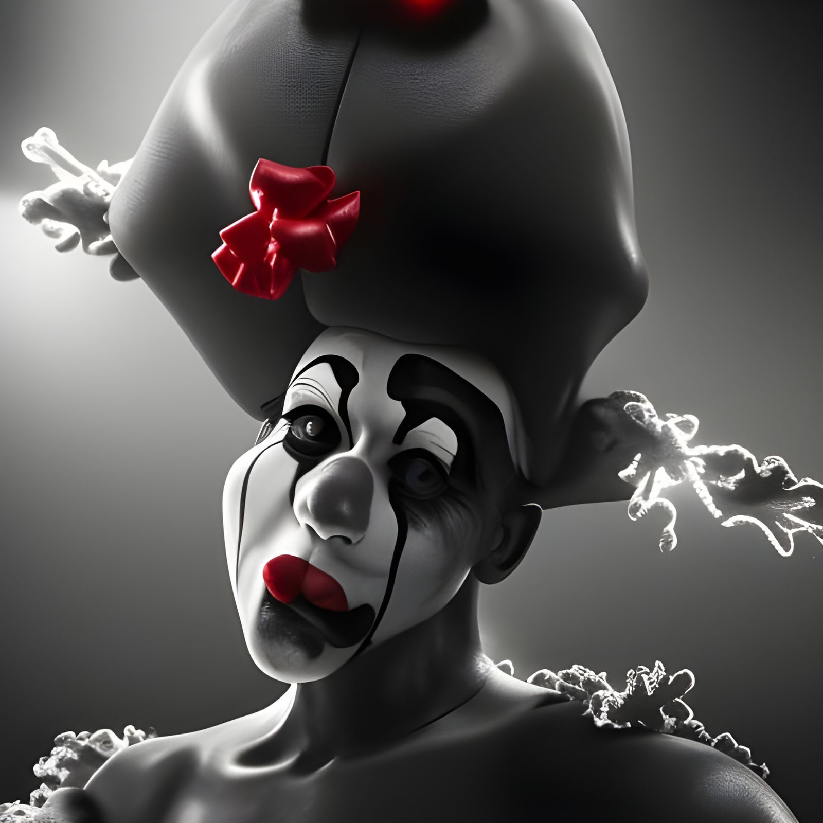 Sad clown