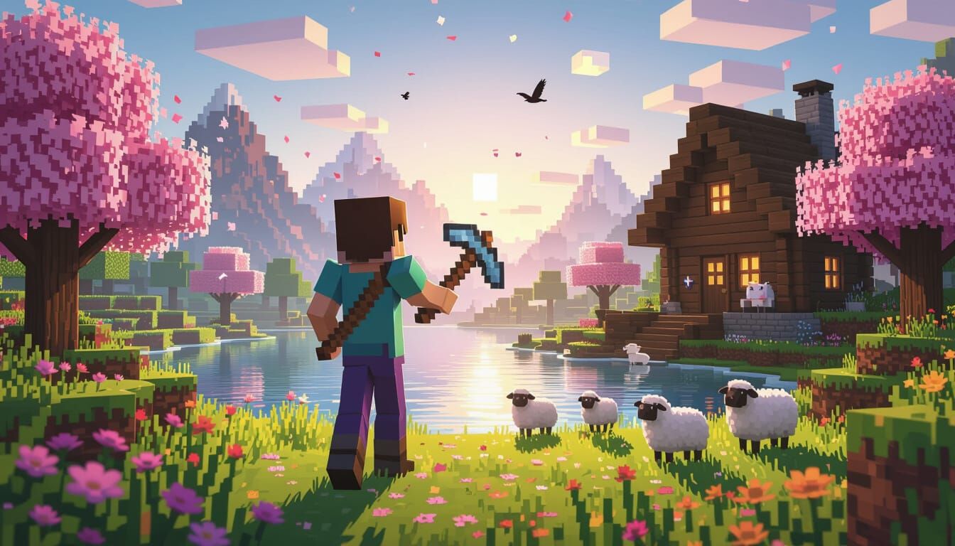 Minecraft Realism: A Photorealistic Block World