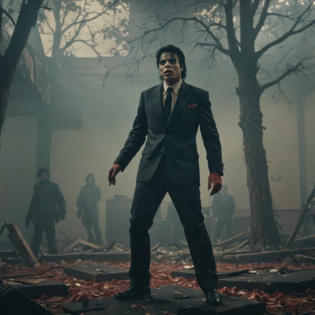 Thriller Performance in Abandoned Theater: Digital Art