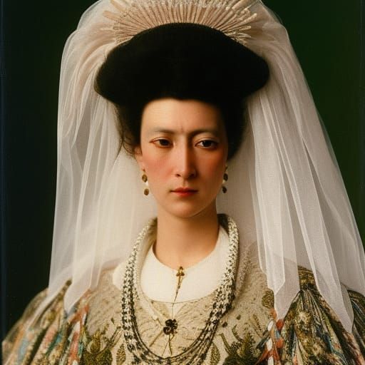 Portrait of a Russian bride