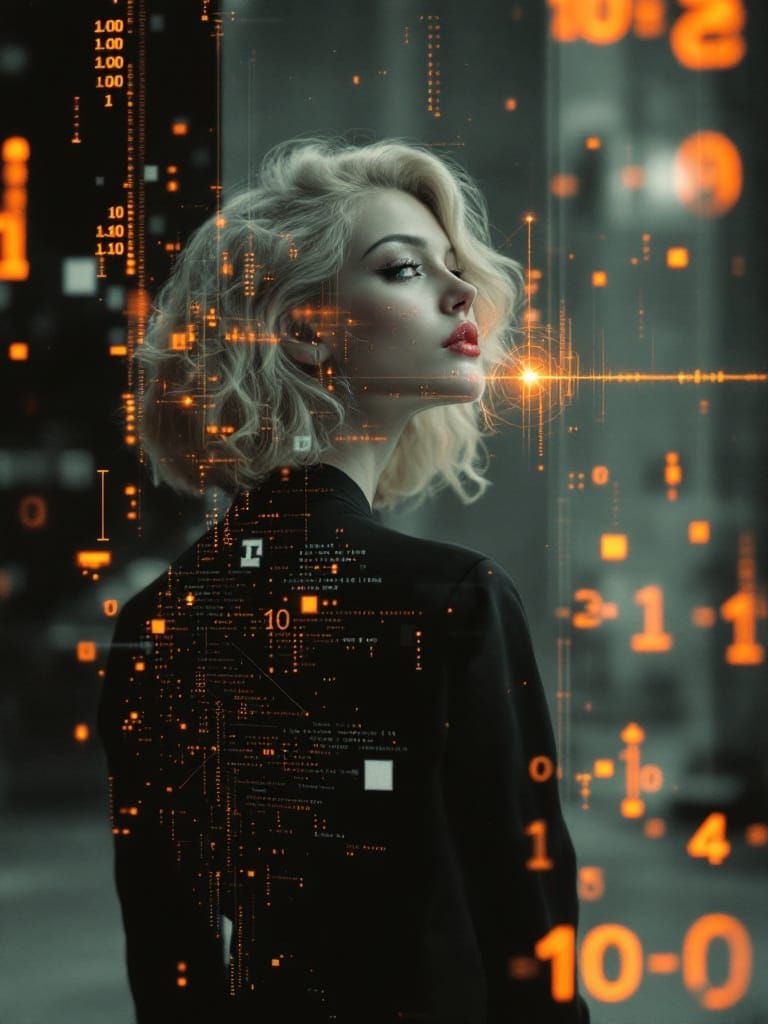 Digital Glitch Art: Reality's Code Revealed