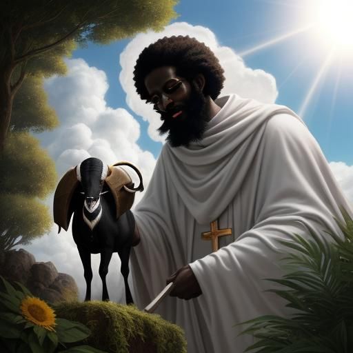 Abraham, Isaac, and the Ram: A Divine Scene