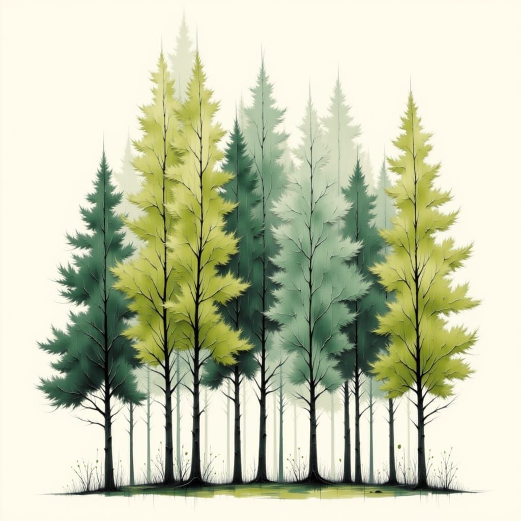 Diverse Copse of Trees