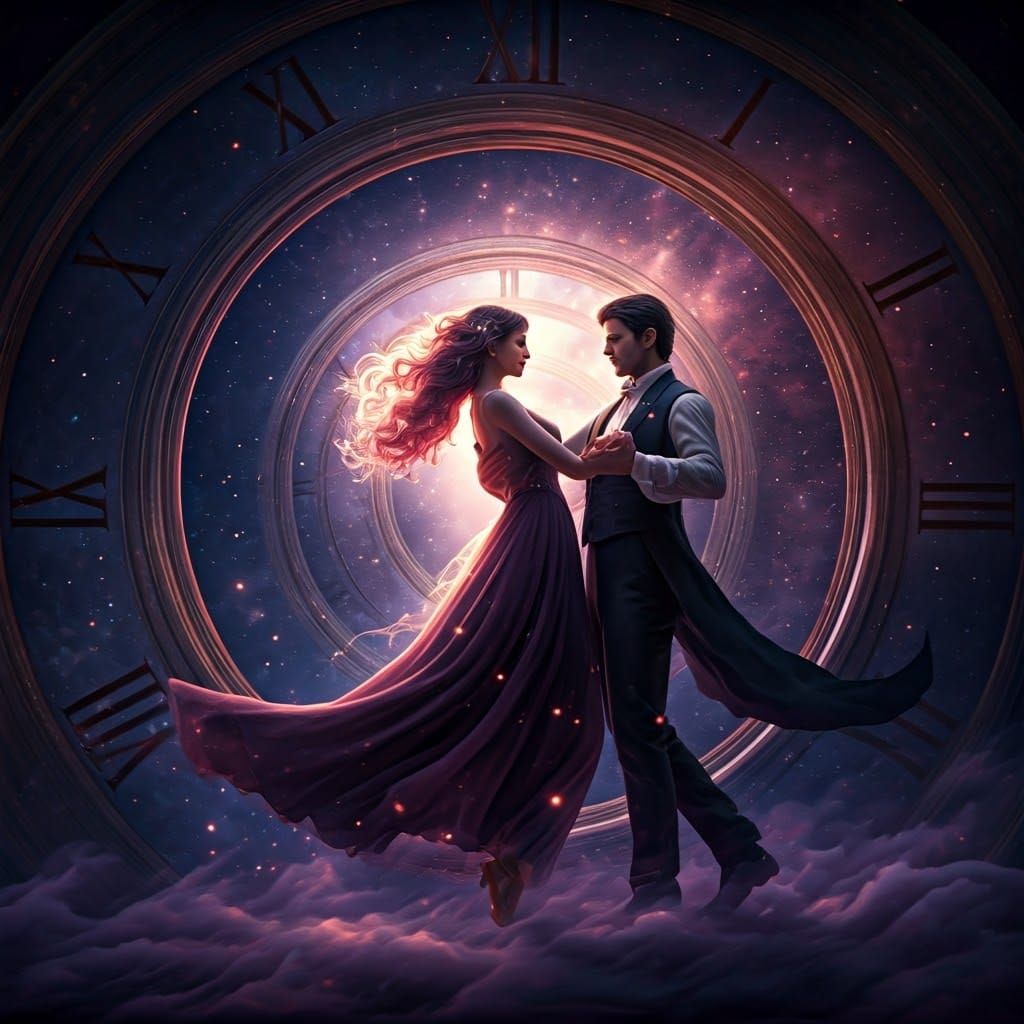 Timeless Elegance in a Warped Clockwork Universe