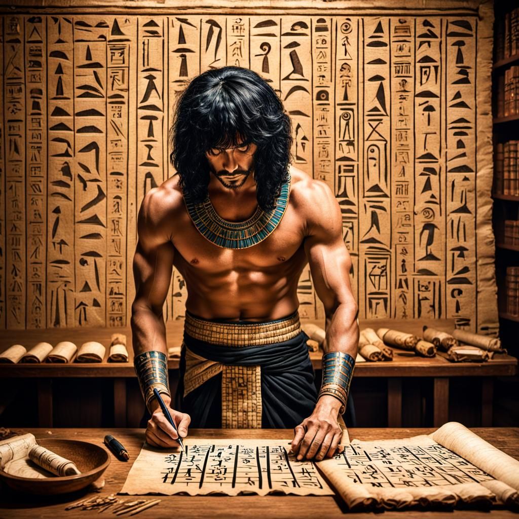 Ancient egyptian scribe 2