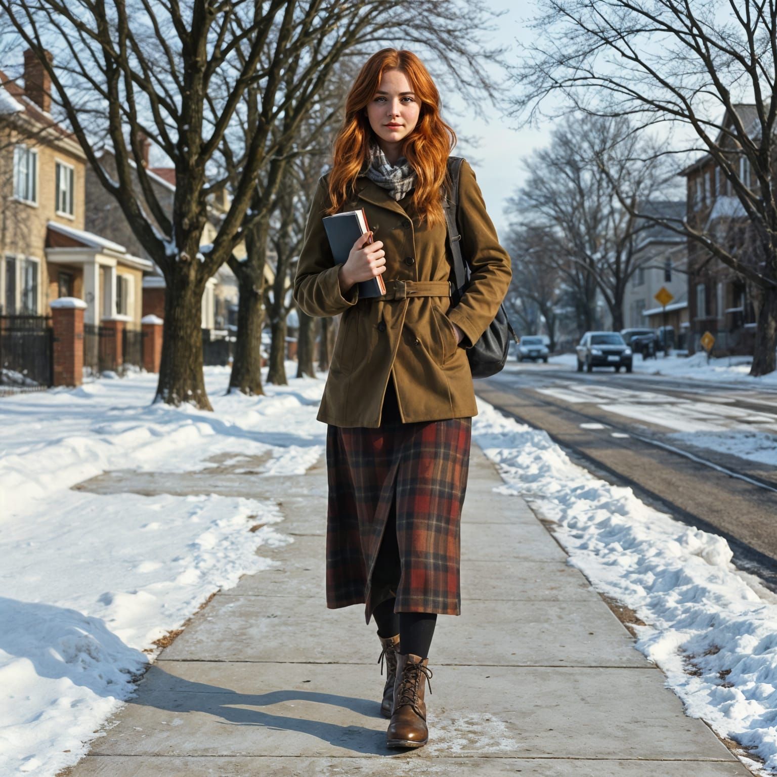 Walking to High School 9