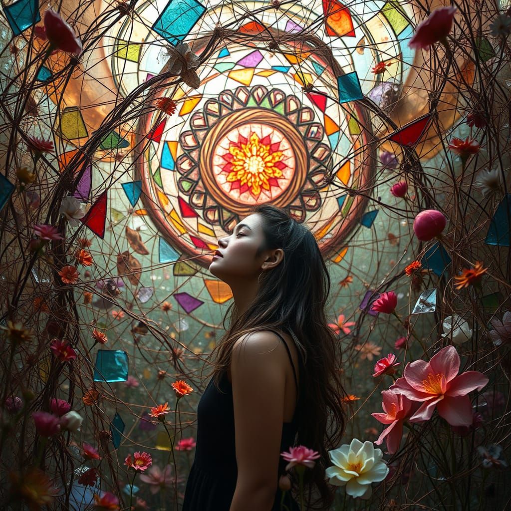 Surreal Dreamer in Labyrinth of Thought