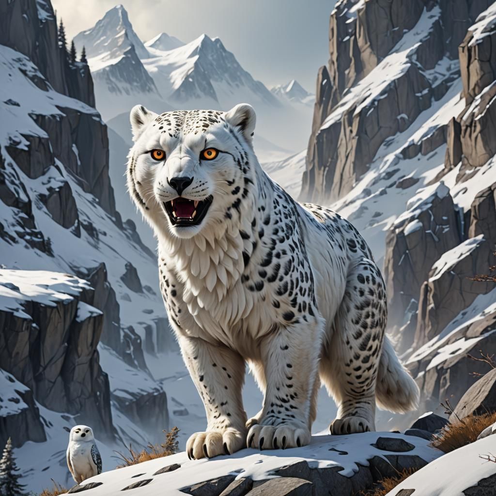 Hybrid Arctic Animal Concept Art
